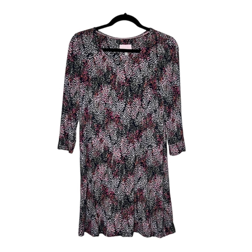 JOULES navy blue multi color dotted 3/4 sleeve dress size 6